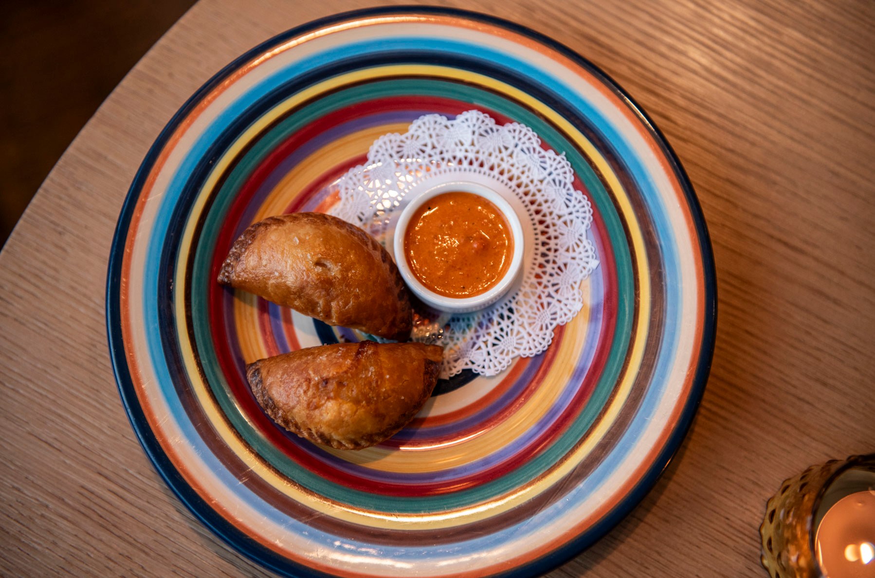 Empanadillas from Leña in Brush Park in Detroit, MIchigan.