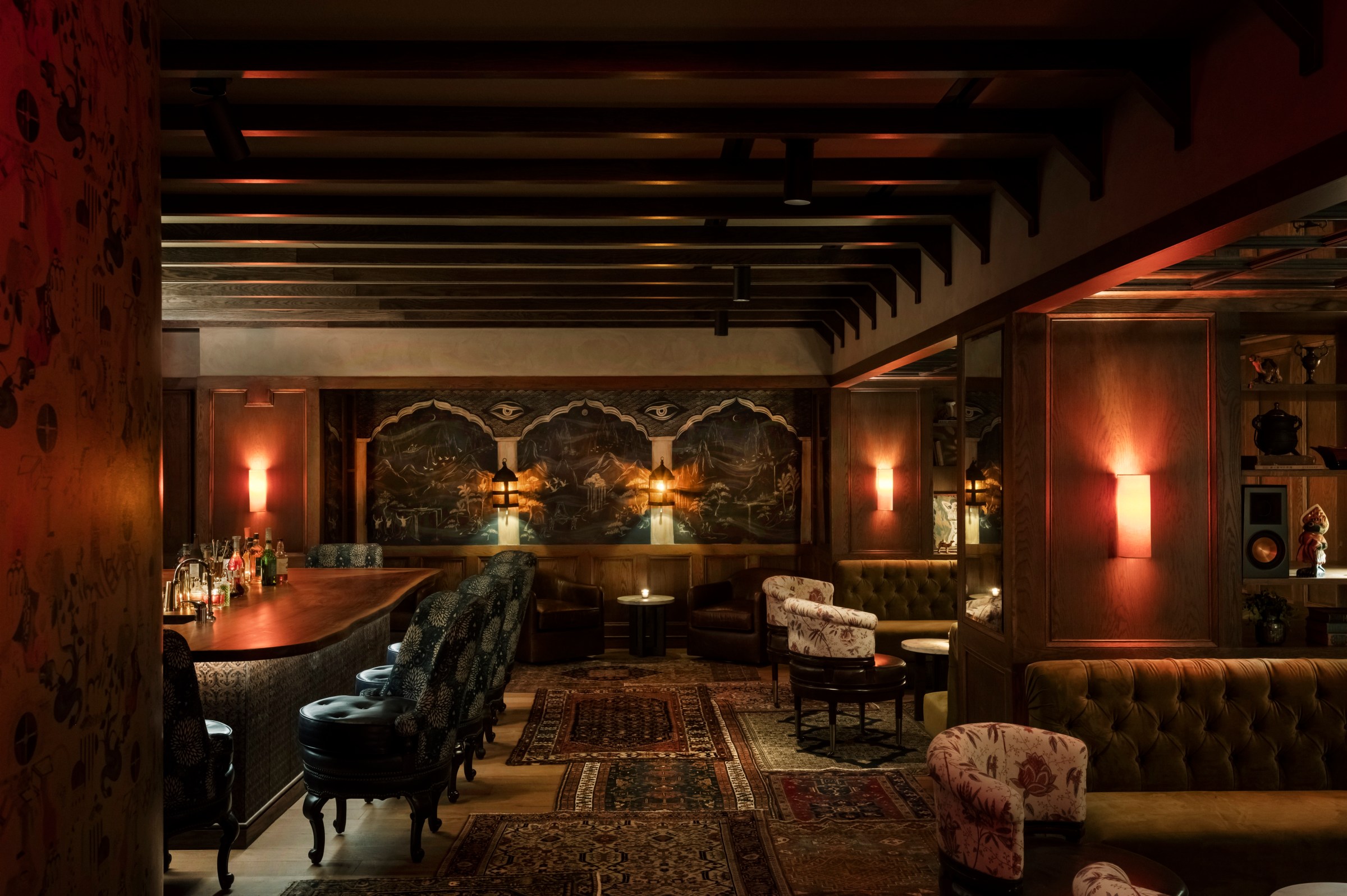 A Subterranean Japanese-Inspired Cocktail Bar Lands in Book Tower
